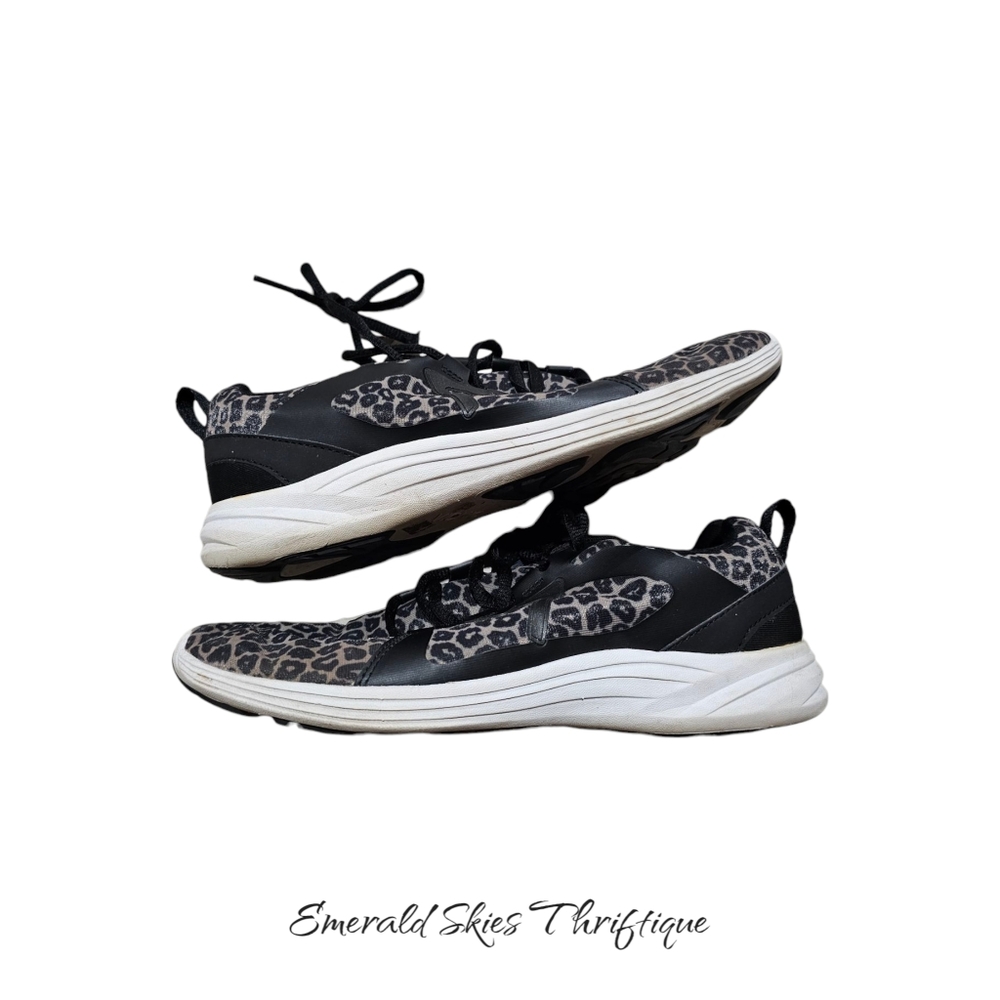 Vionic leopard‎ print black sneakers - Picture 7 of 8